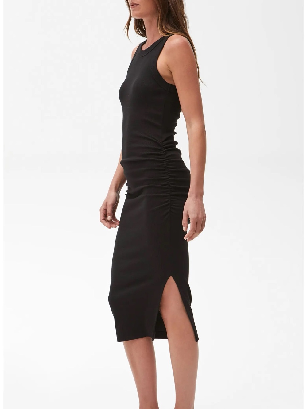 Michael Stars Wren Ribbed Midi Dress